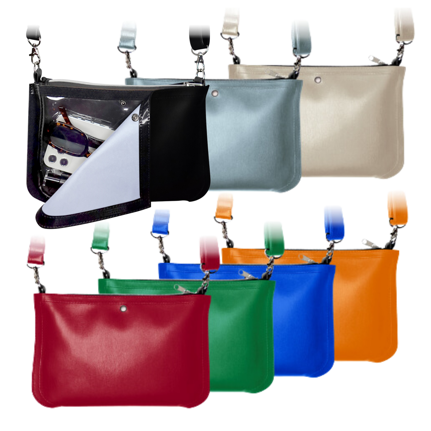 Caitie G- Bundle: 1 Clear Bag + 7 Wraps and Straps-