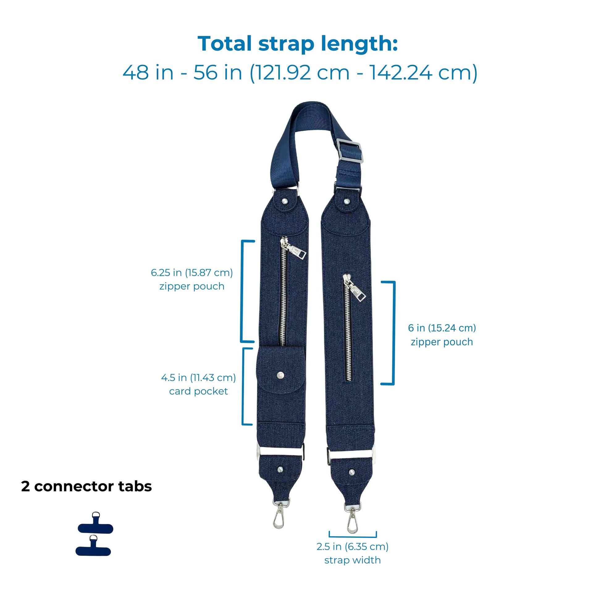 Caitie G- Black Stashie - storage strap-
