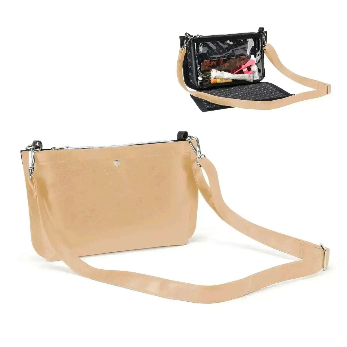 Caitie G- Bundle: Smooth Camel & Orange Pebble-