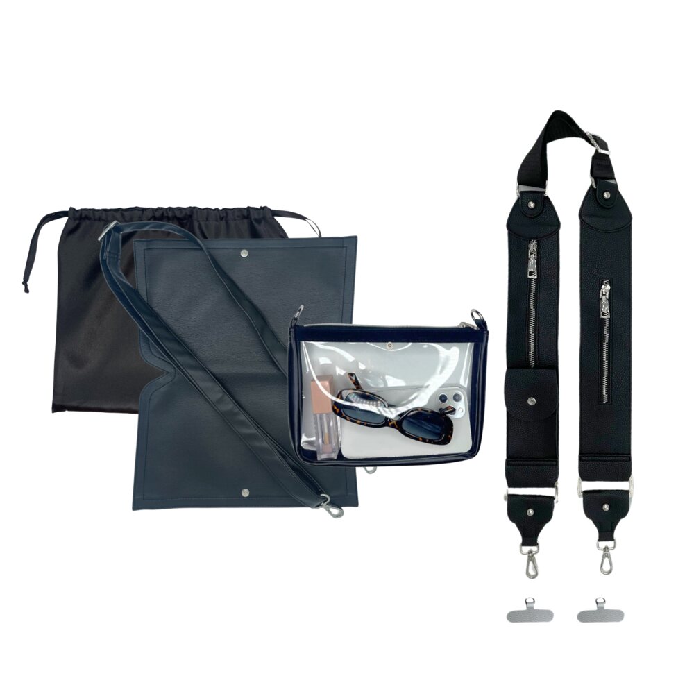 Smooth Black + Black Stashie Original Series Bundle + Stashie