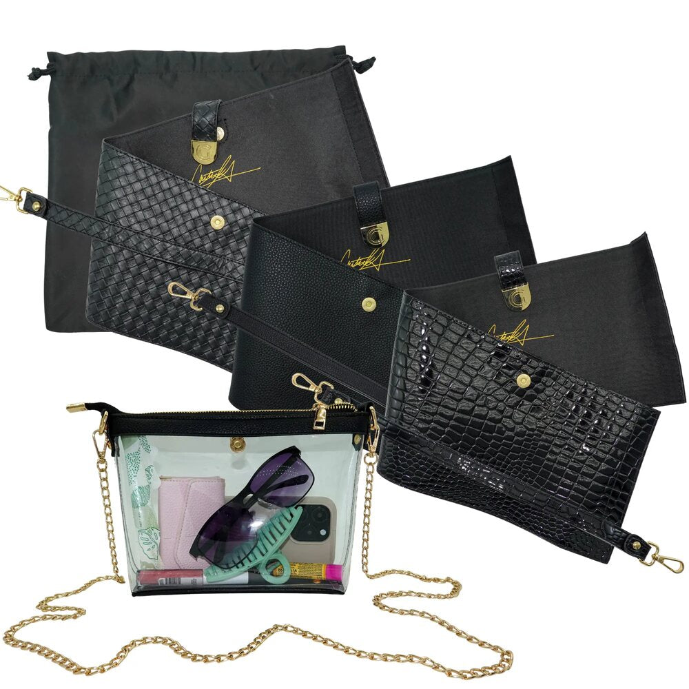 Black Alligator + Black Woven + Black Pebble Signature Series Bundle