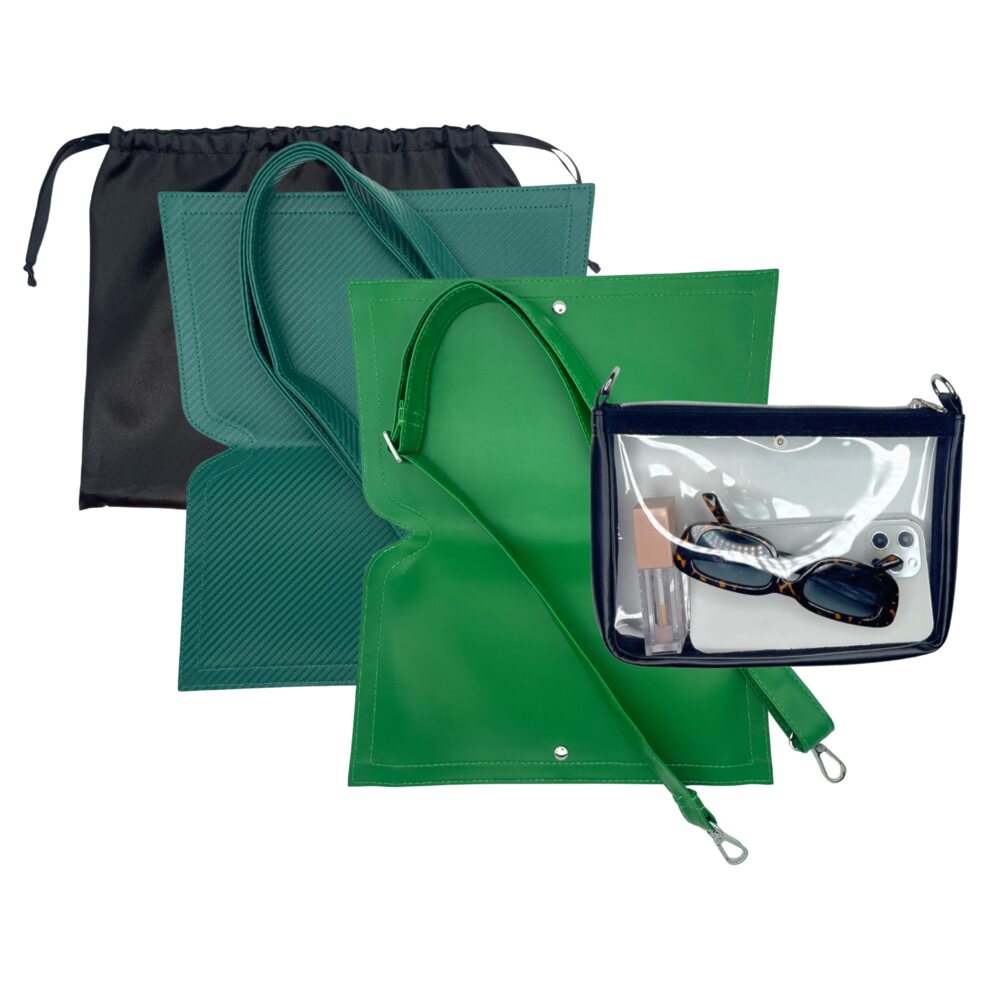 Forest Green Chevron + Smooth Kelly Green Original Series Bundle