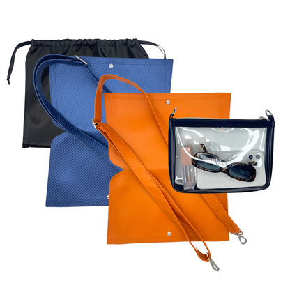 Bundle: Reflective Blue Chevron & Smooth Orange