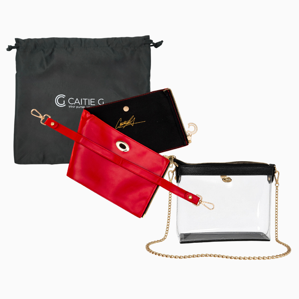 Caitie G Essential Bag - Smooth Red