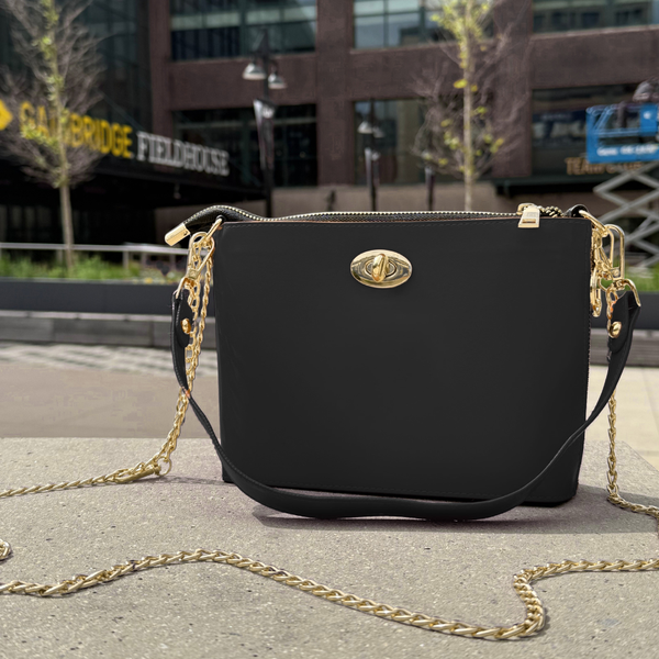 Caitie G Essential Bag - Smooth Black