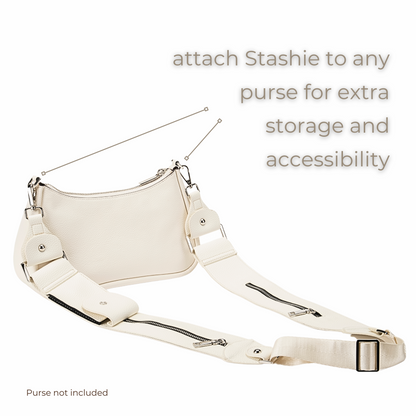 Caitie G- Ivory Stashie - storage strap-