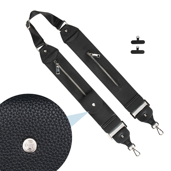 Caitie G- Black Stashie - storage strap-
