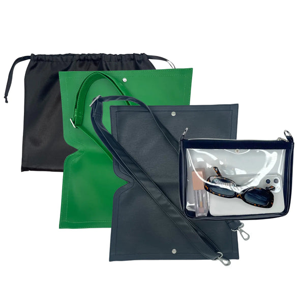 Caitie G- Bundle - Kelly Green & Smooth Black-