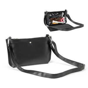 Caitie G- Bundle - Orange Pebble & Smooth Black-