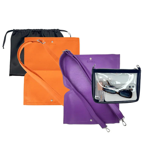 Caitie G- Bundle: Orange Pebble & Smooth Purple-
