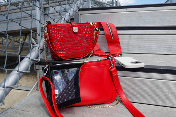 Caitie G- Bundle: Signature Alligator Red Full Set + Original Smooth Red Full Set + Red Stashie-