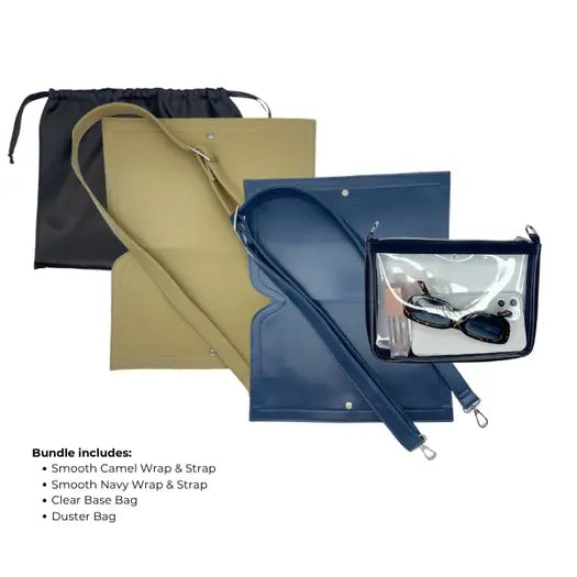 Caitie G- Bundle: Smooth Camel & Smooth Navy-