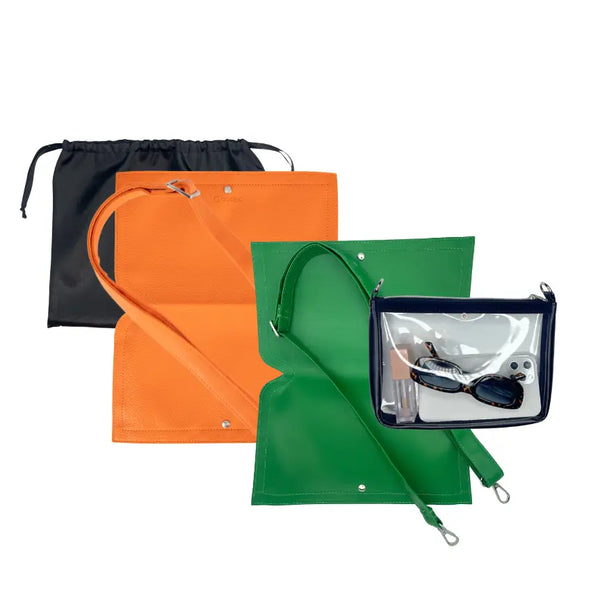 Caitie G- Bundle: Smooth Kelly Green & Orange Pebble-