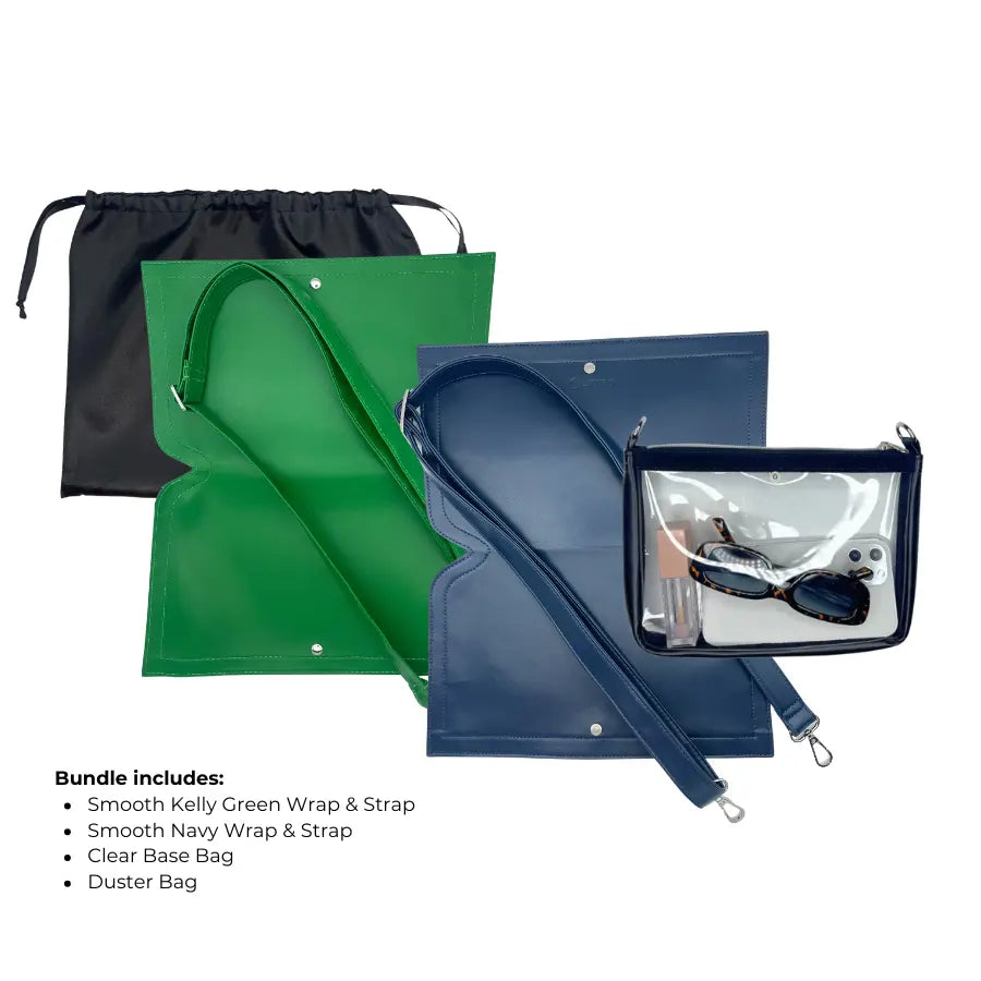 Caitie G- Bundle: Smooth Kelly Green & Smooth Navy-