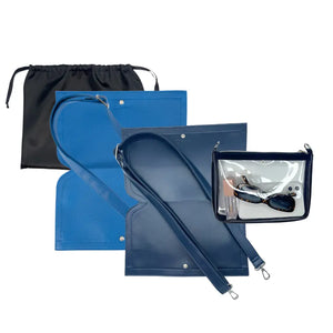 Caitie G- Bundle: Smooth Navy & Royal Blue Pebble-