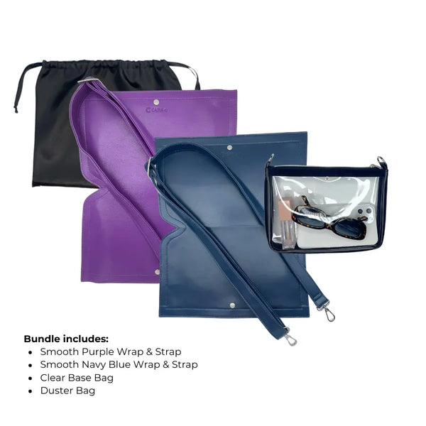 Caitie G- Bundle: Smooth Navy & Smooth Purple-
