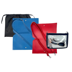 Caitie G- Bundle: Smooth Red + Royal Blue Pebble-