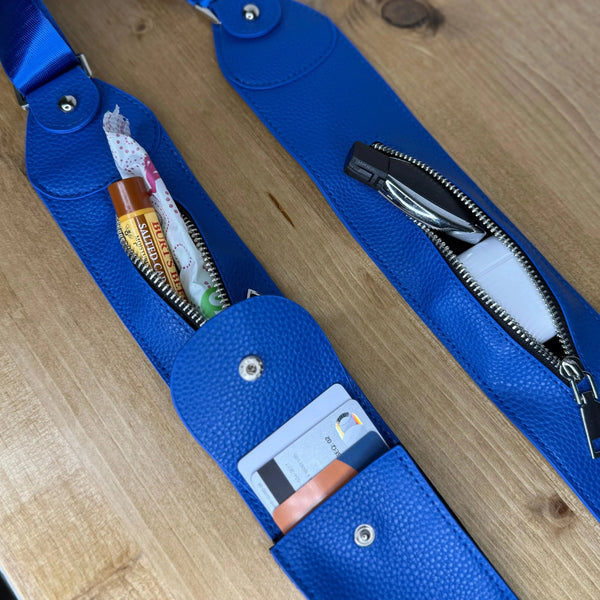 Caitie G- Bundle: The Original Royal Blue Purse + Royal Blue Stashie-