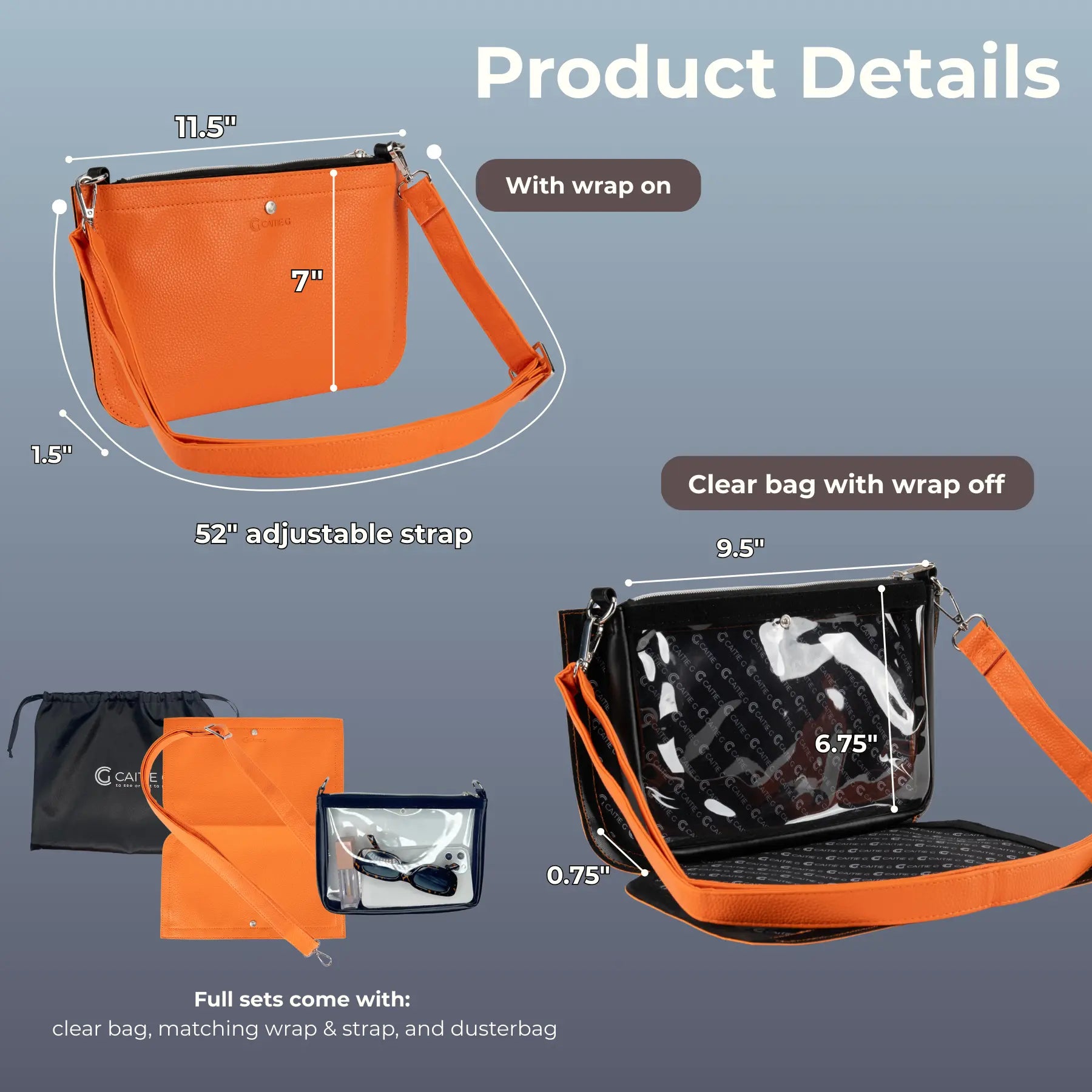 Caitie G- Orange Pebble-