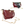 Caitie G- PREORDER: Bundle: Signature Clear Bag, Maroon Stitched Wrap & Strap, Black Woven Wrap & Strap-