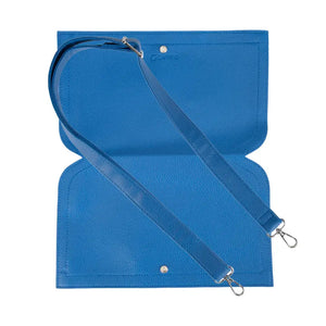 Caitie G Original Wrap + Strap - Royal Blue Pebble