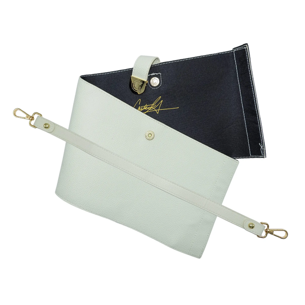 Caitie G- Signature Ivory Pebble- Wrap & Strap