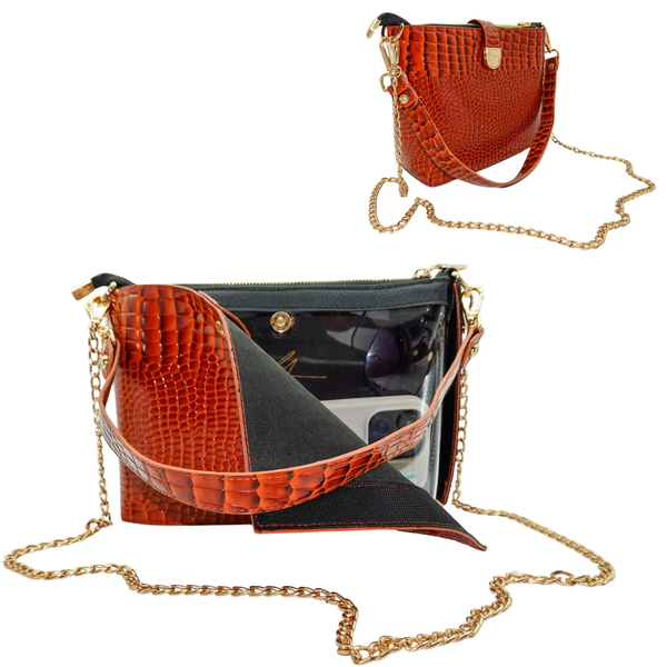 Caitie G- Signature Orange Alligator-