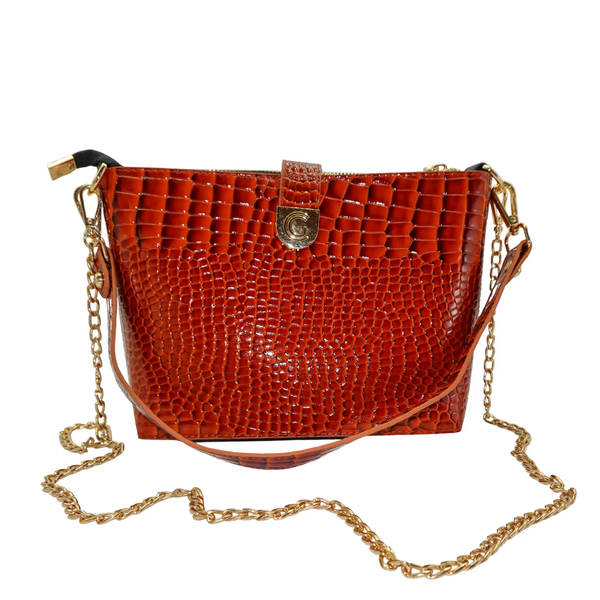 Caitie G- Signature Orange Alligator-