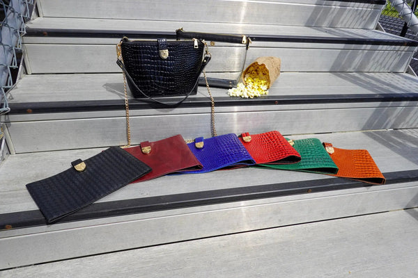 Caitie G- Signature Orange Alligator-