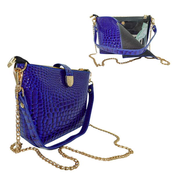 Caitie G- Signature Royal Blue Alligator-