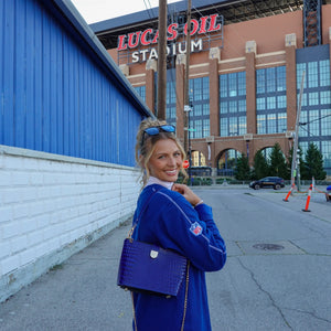 Caitie G- Signature Royal Blue Alligator-