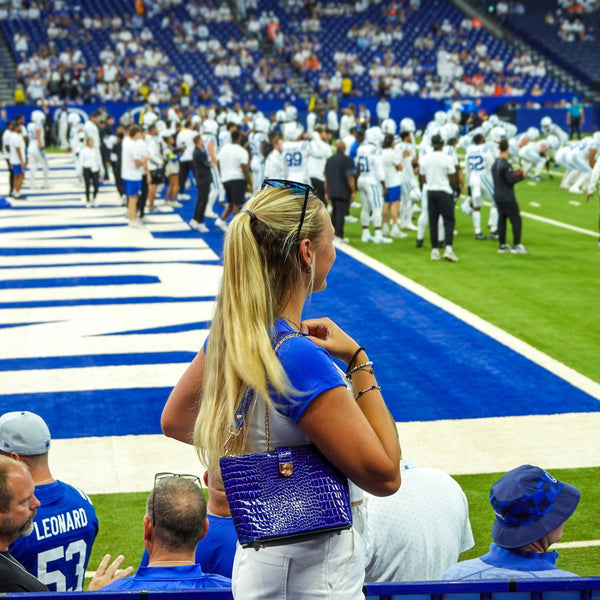 Caitie G- Signature Royal Blue Alligator-