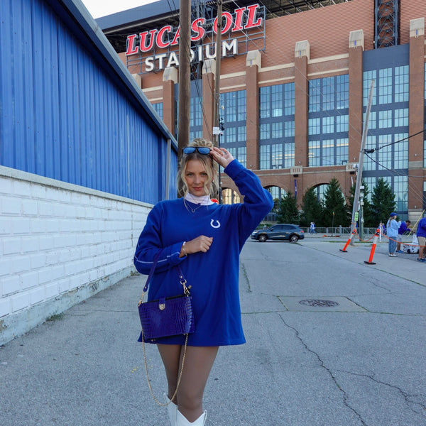 Caitie G- Signature Royal Blue Alligator-