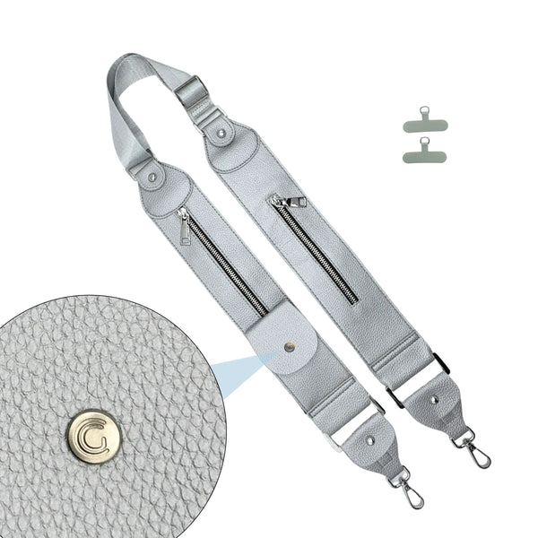 Caitie G- Silver Stashie - storage strap-