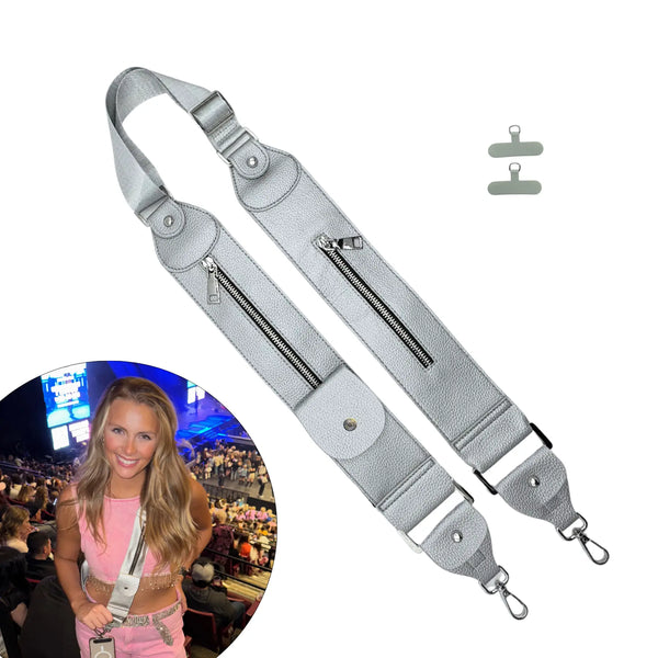 Caitie G- Silver Stashie - storage strap-