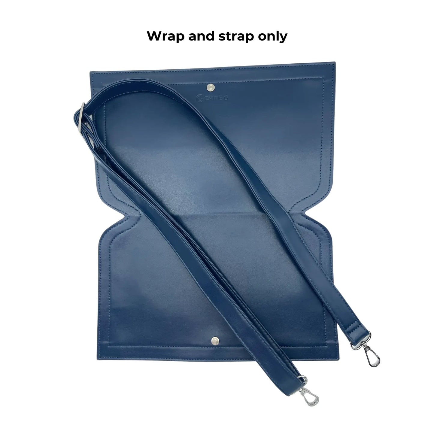 Caitie G- Smooth Navy- Wrap-Strap