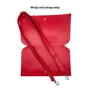 Caitie G Original Wrap + Strap - Smooth Red