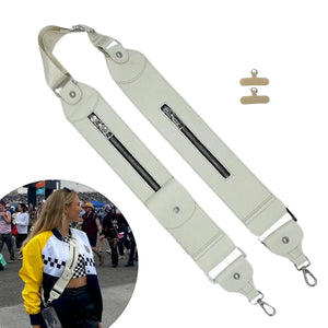 Caitie G- Stashie Strap - Ivory-