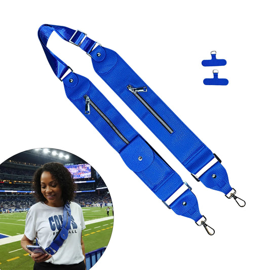 Caitie G- Stashie Strap - Royal Blue-