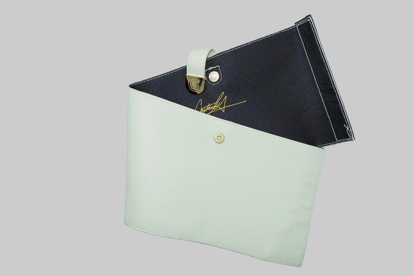 Caitie G- Wrap + Strap for Caitie G Signature Bag (No Clear Bag)- Ivory Pebble